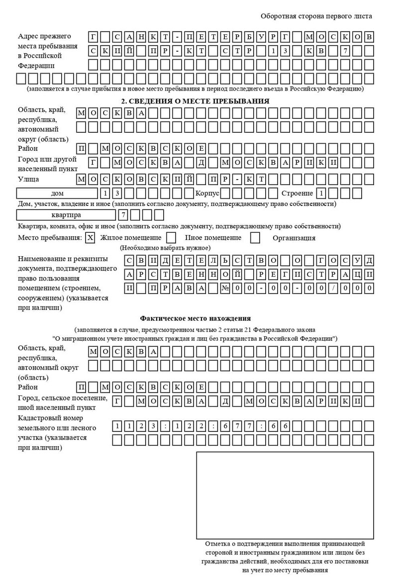 временная регистрация в Урени